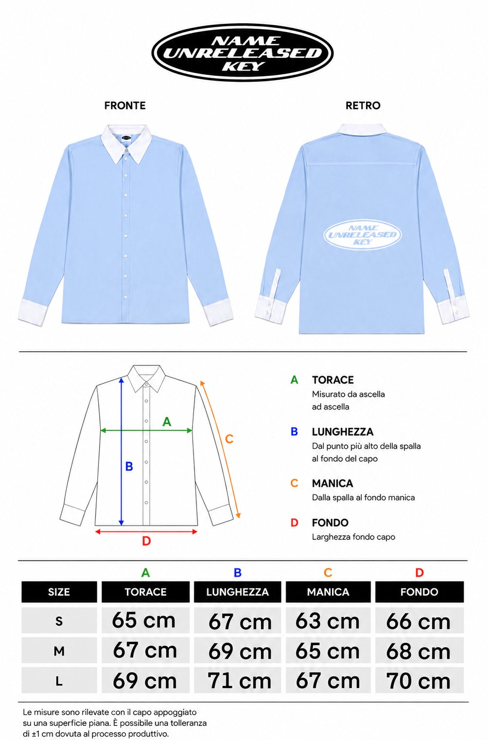 "U.N.K MAFIA SHIRT LIGHT BLUE"