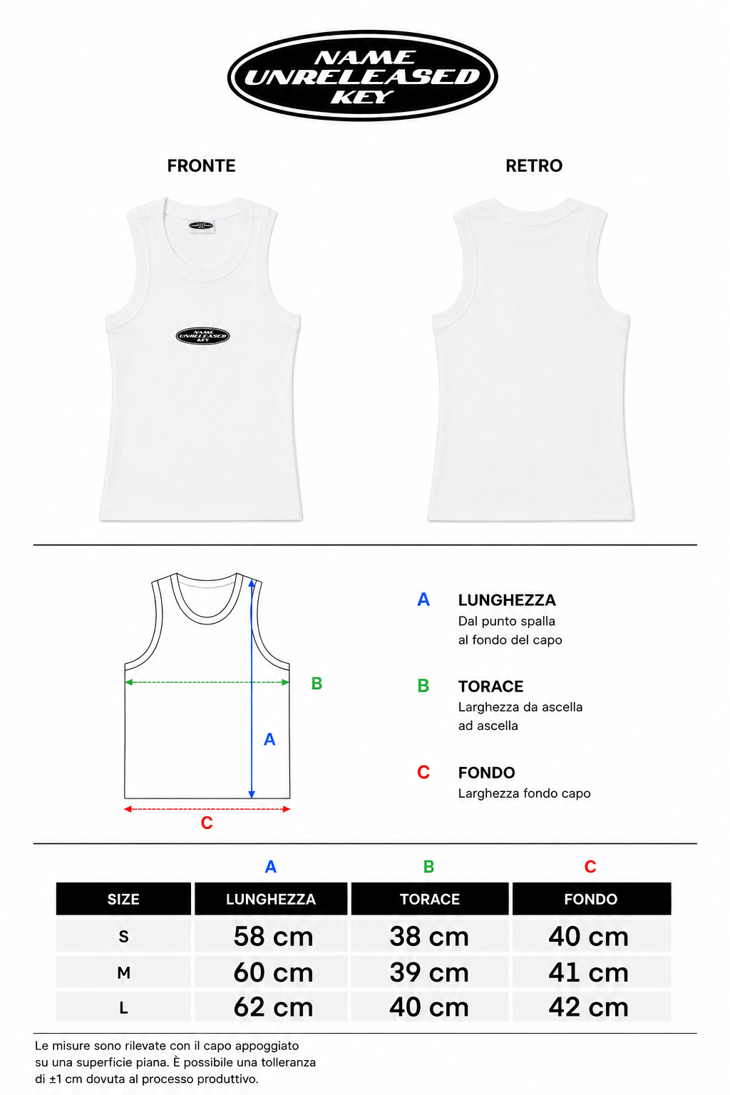 "U.N.K TANK TOP WHITE"