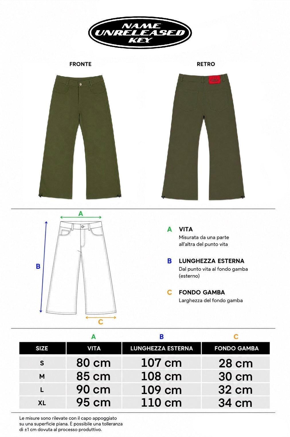 "U.N.K BOOTCUT GREEN"