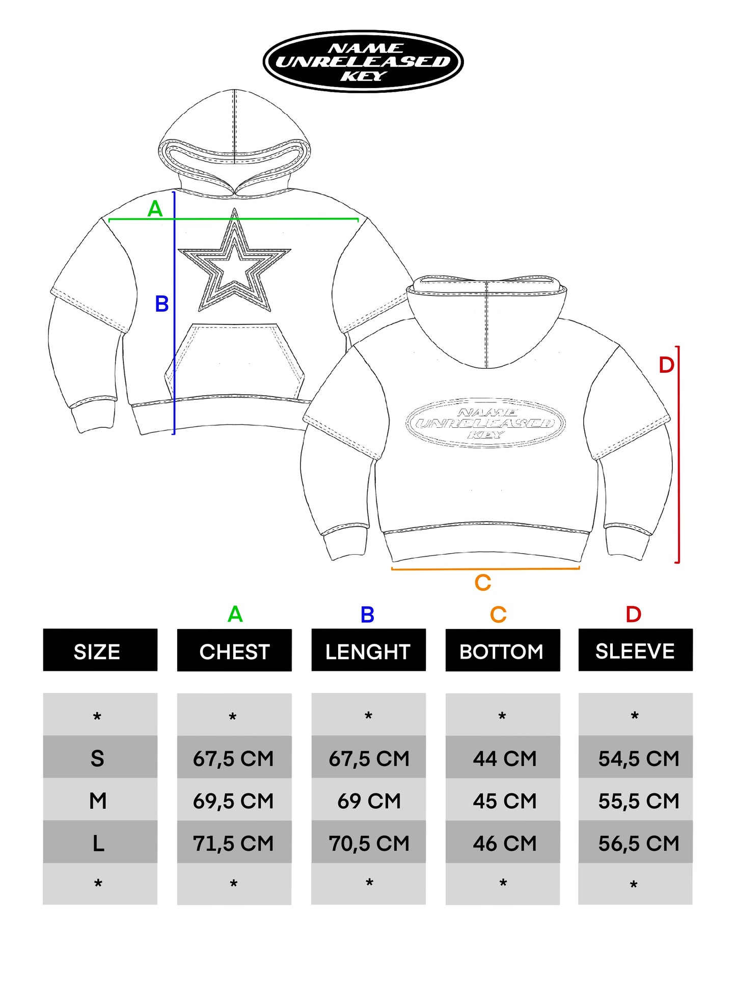 U.N.K DOUBLE HOODIE