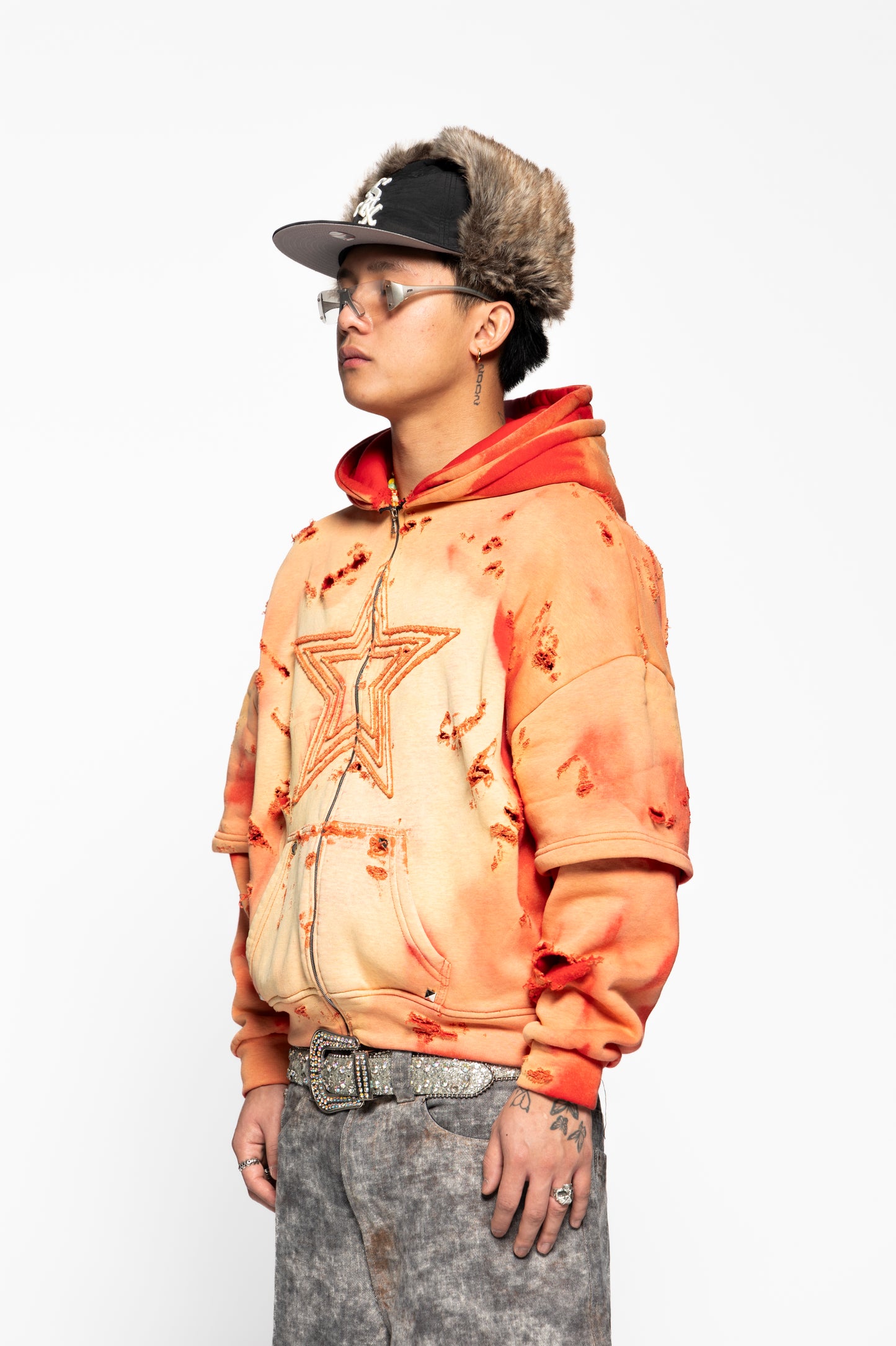 U.N.K. DOUBLE HOODIE V.2