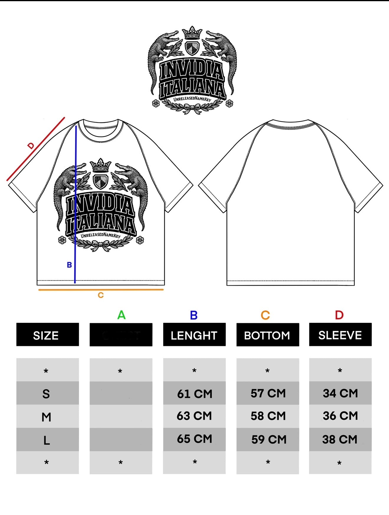 U.N.K. "INVIDIA ITALIANA" TEE