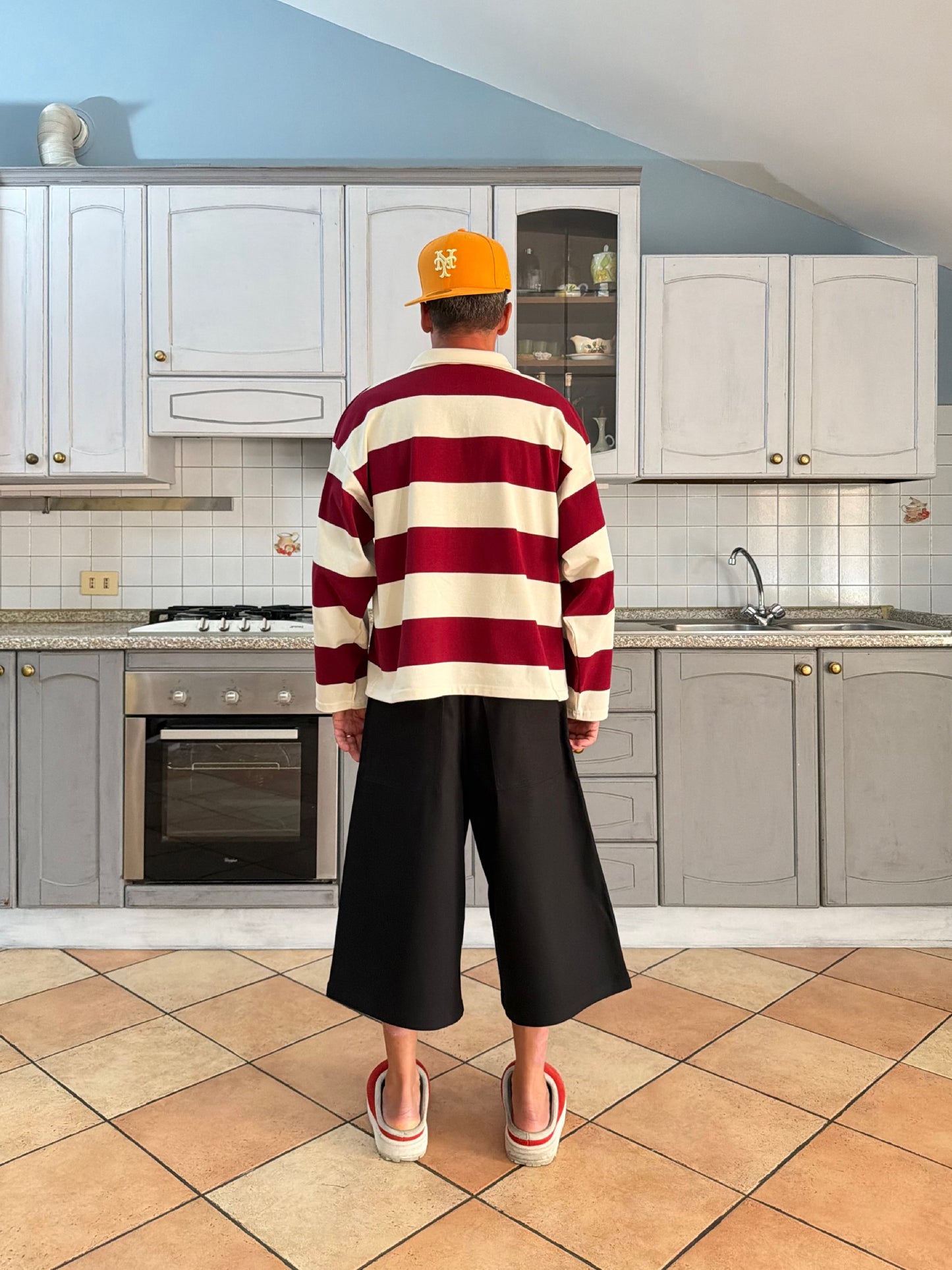 "U.N.K COTTON JORTS BLACK"