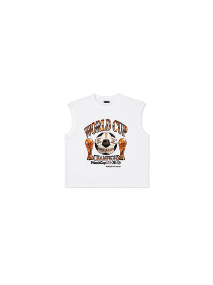 "U.N.K WORLDCUP TEE WHITE"