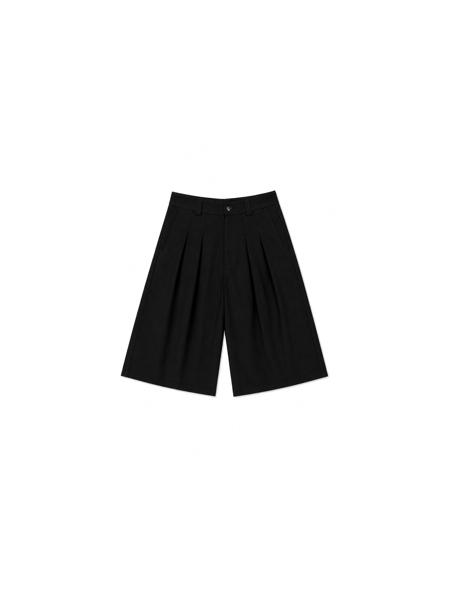 "U.N.K COTTON JORTS BLACK"
