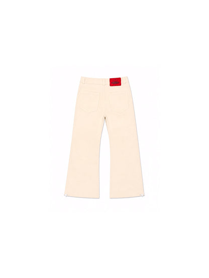 "U.N.K BOOTCUT IVORY"